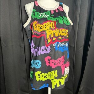 Nostalgia Kids Graphic Tank Top - Black with Multicolor Print